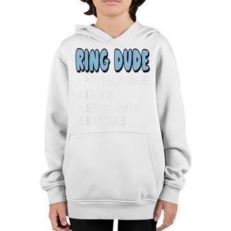 Kids Yep Im The Ring Dude Bearer Proposal Kids Cute Boys Toddler Youth Hoodie - Thegiftio UK