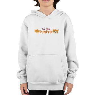 Little Cute Monkey Tiger Hey There Pumpkin Fall Youth Hoodie