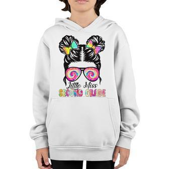 Little Miss Second Grade Girl Back To School 2Nd Grade V2 Youth Hoodie - Seseable