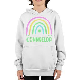 Lucky To Be A Counselor School St Patricks Day Gift Youth Hoodie - Thegiftio UK