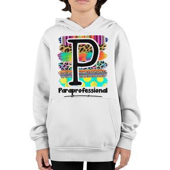Paraprofessional Back To School Squad First Day Of School V2 Youth Hoodie - Thegiftio UK