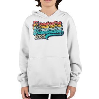 Retro Friendcation 2022 Girls Trip Girls Vacation Squad Crew Youth Hoodie - Thegiftio UK