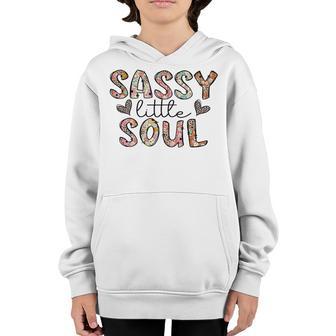 Sassy Little Soul Leopard Floral Baby Girls Child Toddler Youth Hoodie - Thegiftio UK
