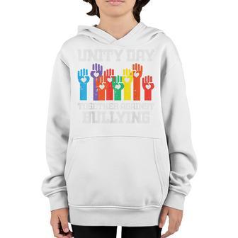 Together Against Bullying Orange Anti Bully Unity Day Kids Youth Hoodie - Thegiftio UK