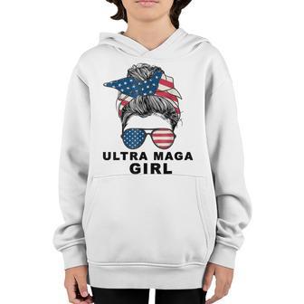 Ultra Mega Girl Patriotic Trump Republicans Conservatives Youth Hoodie - Thegiftio UK