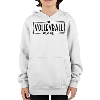 Volleyball Game Day Vibes Volleyball Mom Mothers Day Youth Hoodie - Thegiftio UK