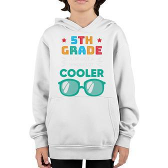 5Th Grade Cooler Glassess Back To School First Day Of School Youth Hoodie - Monsterry
