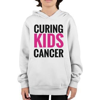 Curing Kids Cancer Breast Cancer Graphic Design Printed Casual Daily Basic V5 Youth Hoodie - Thegiftio UK