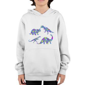 Cute Dinosaur Funny Gift Just A Girl Who Loves Dinosaurs Gift Graphic Design Printed Casual Daily Basic Youth Hoodie - Thegiftio UK