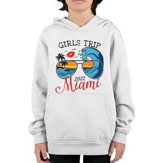Girls Trip Miami 2022 For Weekend Birthday Party Gift V2 Youth Hoodie - Thegiftio UK