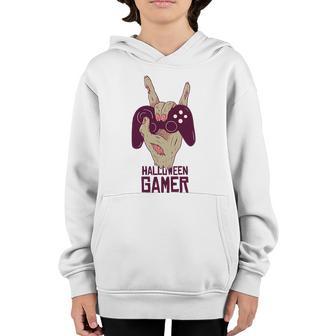 Halloween Gamer Graphic Design Printed Casual Daily Basic Youth Hoodie - Thegiftio UK