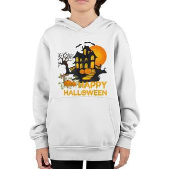 Happy Halloween Costumes Funny Pumpkins House Men Women Kids Graphic Design Printed Casual Daily Basic Youth Hoodie - Thegiftio UK