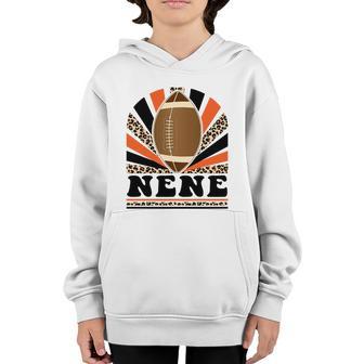 Leopard Football Nene Life Game Day Vibes Christmas Gift Graphic Design Printed Casual Daily Basic Youth Hoodie - Thegiftio UK