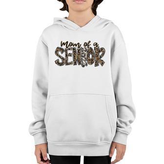 Leopard Mom Of A 2023 Senior Class Of 2023 Back To School Meaningful Gift Youth Hoodie - Thegiftio UK