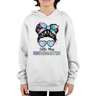 Little Miss Kindergarten Girls Back To School Shirt Daughter Youth Hoodie - Thegiftio UK