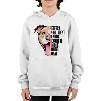 Pitbull Proud Pitbull Owners Top Kids Youth Hoodie - Monsterry