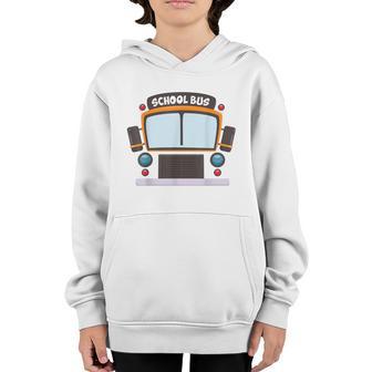 School Bus Costume Boys Girls Halloween Bus Driver Men Graphic Design Printed Casual Daily Basic Youth Hoodie - Thegiftio UK