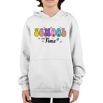 School Time Teacher Welcome Back To School Youth Hoodie - Thegiftio UK