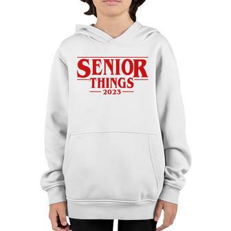 Senior Things 2023 Graduation Graphic Design Printed Casual Daily Basic Youth Hoodie - Thegiftio UK