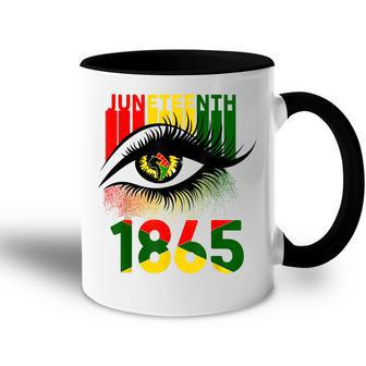 1865 Junenth Celebrate African American Freedom Day Women V2 Accent Mug - Thegiftio UK