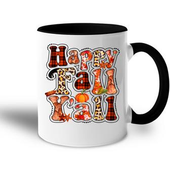 Happy Fall Yall Autumn Vibes Halloween For Autumn Lovers  Accent Mug