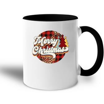 Buffalo Plaid Christmas Merry Christmas Accent Mug