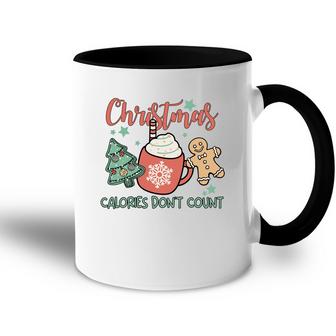 Christmas Calories Don Not Count Accent Mug