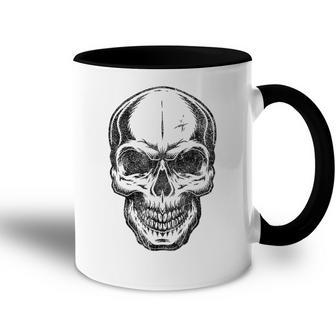 Angry Skeleton Scull Scary Horror Halloween Party Costume Accent Mug - Seseable