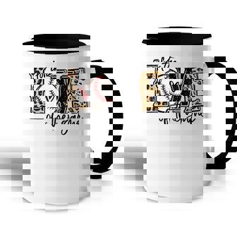 Baseball Mom Leopard For The Love Of The Game Baseball Accent Mug - Thegiftio UK