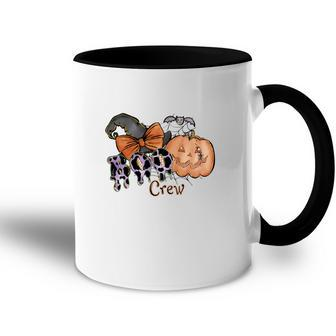Boo Crew Pumpkin Gnomes Hat Bow Halloween Accent Mug - Seseable