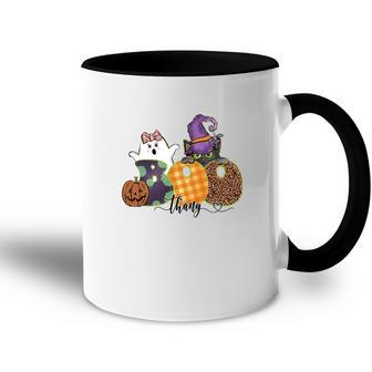 Boo Thang Boo Crew Cat Witch Funny Halloween Accent Mug - Seseable
