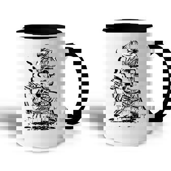 Coffee Drinking Skeleton Lazy Diy Halloween Costume Women V4 Accent Mug - Thegiftio UK