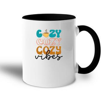 Cozy Cozy Cozy Vibes Sweater Fall Accent Mug - Seseable