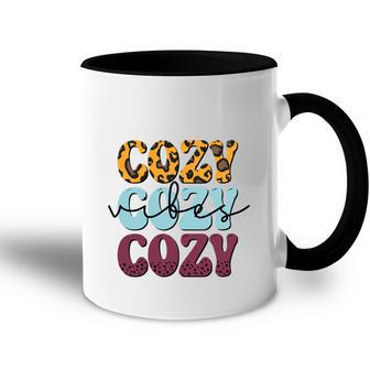 Cozy Vibes Warm Sweater Fall Accent Mug - Seseable