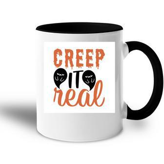 Creep It Real Halloween Boo Crew Accent Mug - Seseable