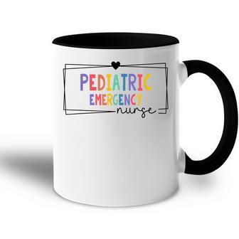 Cute Rn Nurse Pediatric Emergency Nurse | Pediatric Nurse  Accent Mug