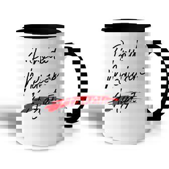 Cute Script Medicare Insurance Agent Idea For Men & Women Accent Mug - Thegiftio