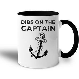 Dibs On The Captain Funny Captain Wife Dibs On The Captain Accent Mug - Thegiftio UK