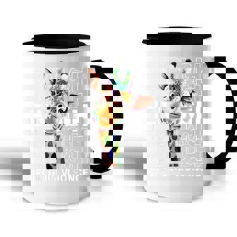 Enough End Gun Violence Awareness Wear Orange Cute Giraffe Accent Mug - Thegiftio