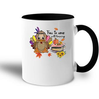 Fall In Love With Learning Teacher Accent Mug - Seseable