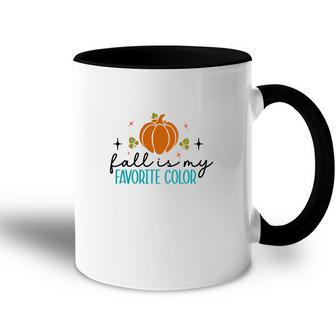 Fall Is My Favorite Color Pumpkin Glitter Accent Mug - Seseable
