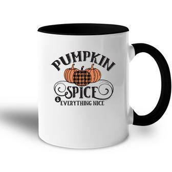 Fall Yall Pumpkin Spice And Everything Nice Accent Mug - Seseable