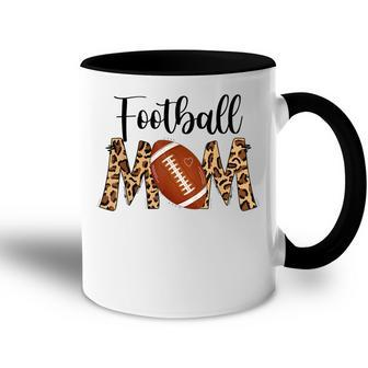 Football Mom Leopard Mothers Day Mothers Women Mama 2022 Accent Mug - Thegiftio UK