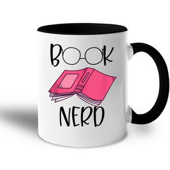 Funny Book Lovers Book Nerd Reading Glasses Librarian Girl Accent Mug - Thegiftio UK