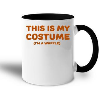 Funny Waffle Halloween Costume Trick Or Treat Party Accent Mug - Seseable
