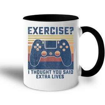 Gamer Merch Boys Funny Video Game Controller Extra Lives Accent Mug - Thegiftio UK