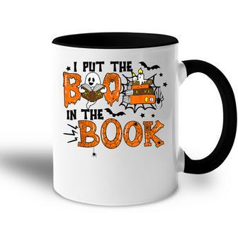 Ghost I Put The Boo In The Booooks Halloween Reading Book Accent Mug - Thegiftio UK