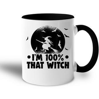 Halloween Party Im 100 That Witch Spooky Halloween Accent Mug - Seseable