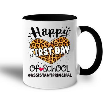 Happy First Day Of School Assistant Principal Back 100 Days Accent Mug - Thegiftio UK