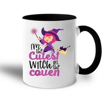 Im The Cutest Witch - Funny Halloween Costume Gift Accent Mug - Seseable